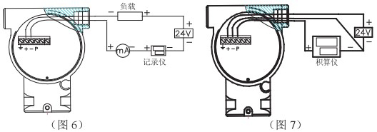 靶式氣體流量計(jì)接線圖